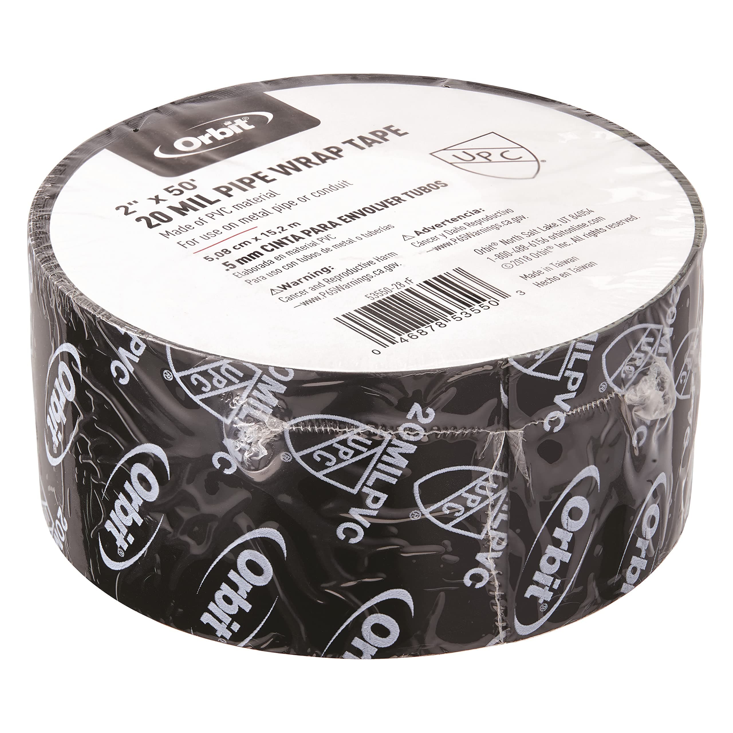 Orbit 53550 2" x 50' Pipe Wrap Tape