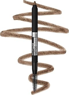 TattooStudio Waterproof Eyebrow Pencil, 255 Soft Brown, 0.026 oz