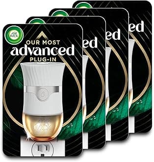 Scented Oils Advanced Gadget, Essential Oils, Room Freshener, Air Freshener, 4 ct