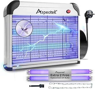 20 Watt Mosquito Repellent Lamp with UV Light and Collector Drawer Electric Mosquito Net Insect Fly Trap,High Efficiency Anti Insect Mosquito Trap for Home Office Patio Kitchen