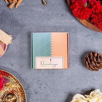 Nirmalaya 100% Natural Forest Wood Incense Cones (40 Units) - Dhoop Cones for Pooja & Fragrance