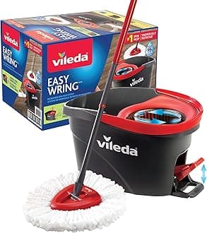 EasyWring Microfibre Spin Mop & Bucket Floor Cleaning System
