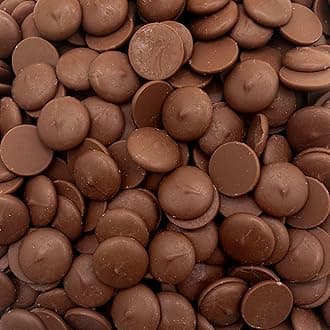 Merckens Milk Chocolate Melting Wafers | 2.5 Lb Bag | Bulk Baking Candy | Smooth Creamy Coating Discs for Dipping, Molding, Drizzling & Creative Confections