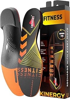 Running Athletic Shoe Insoles Men Women - Sport Insole - Shock Absorption Inserts - Walking Hiking Hockey Tennis Basketball - Orthotic Comfort Cushions Inserts Sneakers