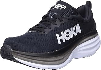 Hoka Men's Bondi 8 Black/White 13 Medium