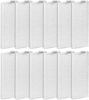 (12 Pieces) HEPA Filters Compatible With Lefant M210P M210 Pro M210B M213S M210S M210 M213, OKP Life K2 K3 K3A K4 K5 Robot Vacuum Cleaner Filter Kit, Replacement Parts Filters Accessories