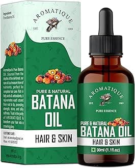 AromatiquePure Batana Oil For Hair By Dr Sebi Sourced From Honduras.Cold Pressed Oil, Derived from palm nut oil for Hair & Skin (30 ML)