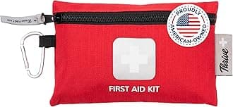 Thrive Mini First Aid Kit - Waterproof Rip-Stop Travel First Aid - Compact Hiking Supplies & Safety Kit - for Home Medical Use - 66 Piece Set, Pouch