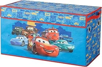 Idea Nuova Disney Pixar Cars Collapsible Storage Trunk, Durable with Soft Lid, 28.5"x14.5"x16"