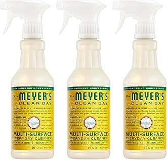 Mrs. MEYER'S Meyer s Clean Day Multi-Surface Everyday Cleaner, Honeysuckle, 16 ounce bottle (Pack of 3)