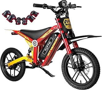 ARC-I Kids-Electric-Bike for Age 5-8, 25Miles Long-Range Electric-Motorcycle, 750W, 36V 13Ah Battery, 5-Speed Modes Electric-Dirt-Bike, 22MPH Fast E-Bike, 16" Off-Road Tires Ride on Toys for Big Kids