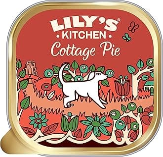 Lily's Kitchen Natural Adult Wet Dog Food Tray Cottage Pie Grain-Free Recipe 10 x 150g