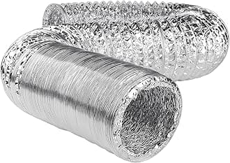 Aluminium Foil Flexible Ventilation Hydroponic Accessory Duct 4" 5" 6" 8" 10" 12 (4" 100mm 5m)