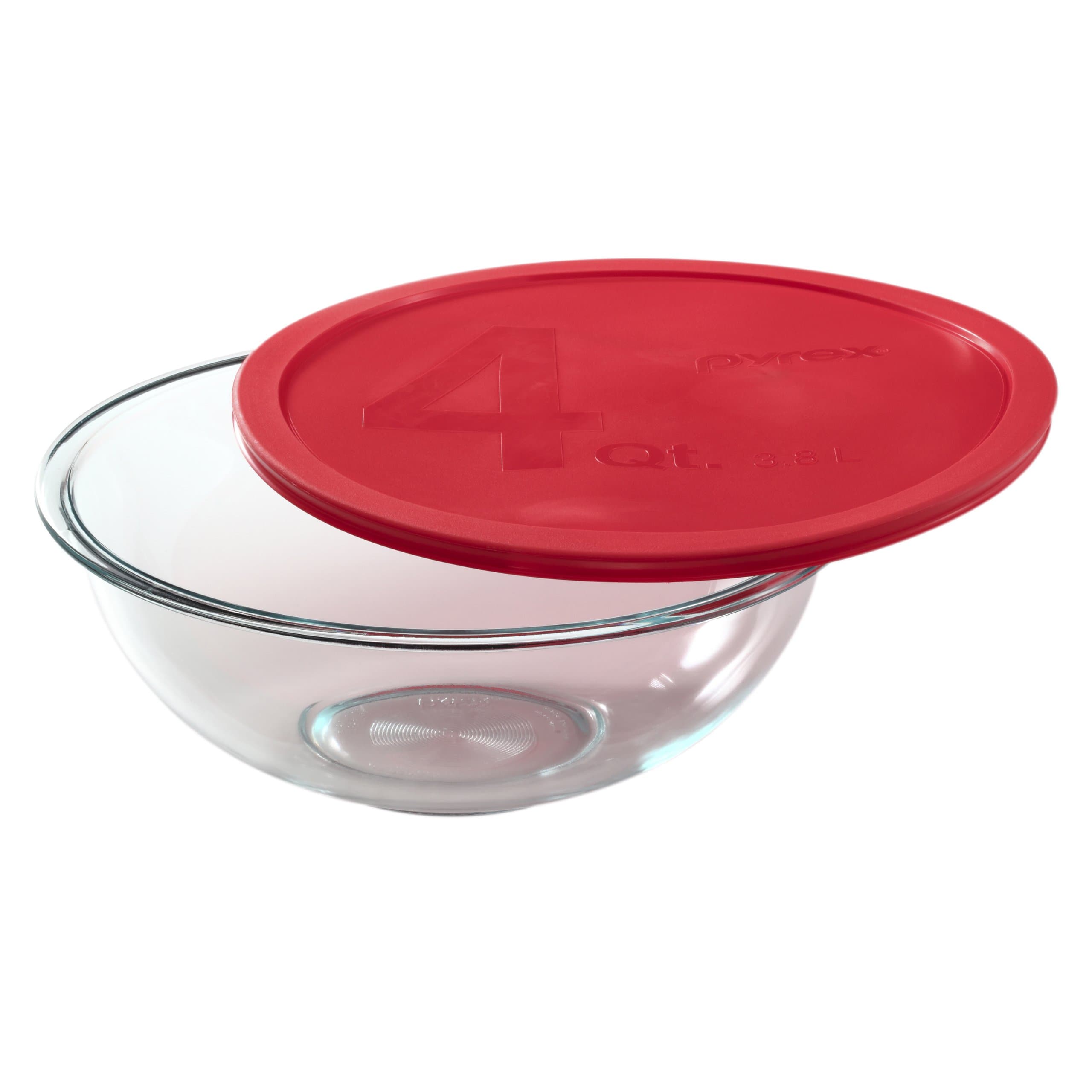 Smart Essentials 4-Quart Glass Mixing Bowl