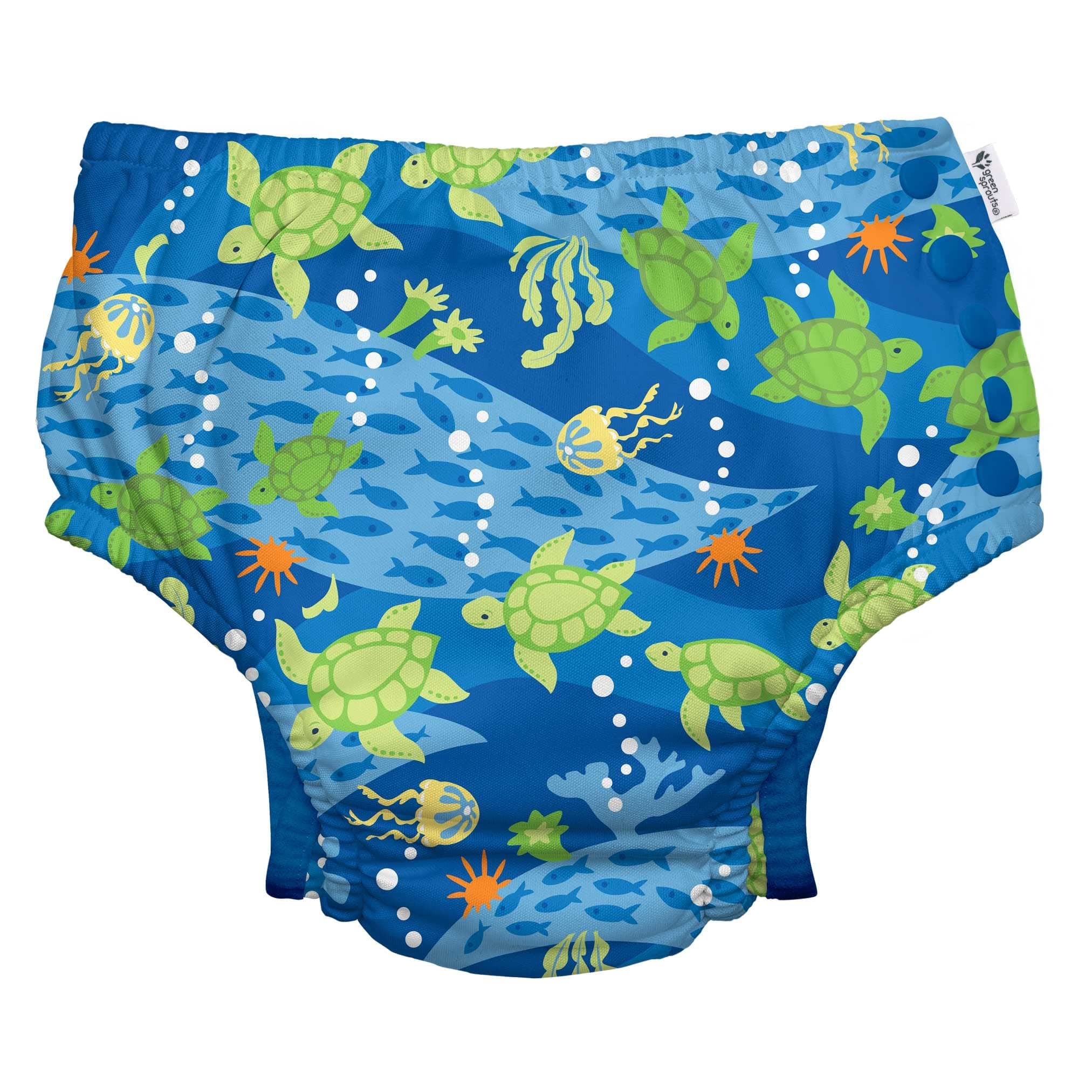 snap reusable absorbent swimsuit diaper