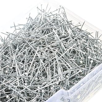 4000 Pieces Head Pins Fine Stainless Steel Pin Dressmaker Pins Fine Satin Pin for Sewing and Craft, Jewelry Making 1 1/16 Inch