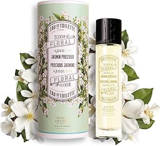 Jasmine Perfume for Women - Sweet White Floral Eau de Toilette with White Musk & Soft Woods - Light French Fragrance Made in France - 1.7 fl oz (50 ml)