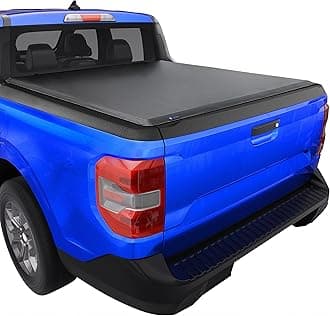 Tyger Auto T1 Soft Roll-up Truck Bed Tonneau Cover Compatible with 2022-2026 Ford Maverick (Not Fit Models with Utility Track System) | 4.5' (54") Bed | TG-BC1F9061
