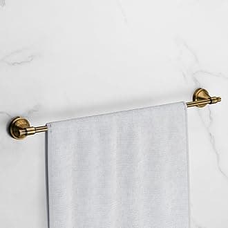 Plantex 304 Grade Stainless Steel Single Towel Rod for Bathroom/Towel Hanger/Towel Holder/Bathroom Accessories - Niko (Brass Antique)