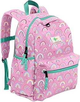 Kids Backpacks For Girls & Boys, Elementary School Bookbag, 14" H, For Kids 3-6