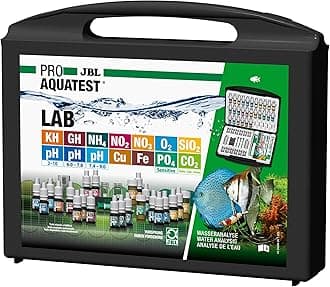 JBL ProAquaTest Lab Water Test Case with 14 Tests and Accessories for Freshwater Aquariums and Tap Water