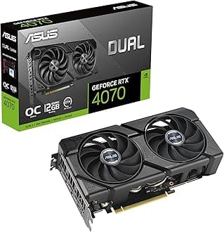 ASUS Dual GeForce RTX™ 4070 EVO OC Edition 12GB GDDR6X is Designed for Broad Compatibility, with a 2.5-Slot Design, Axial-tech Fan Design, 0dB Technology, Auto-Extreme Technology, and More