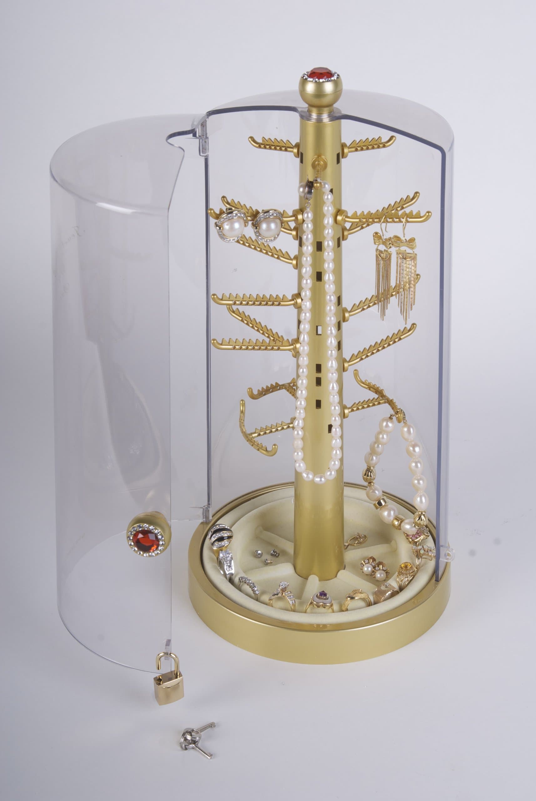 Clear Jewelry Display Case