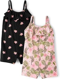 Baby Girls' And Toddler Everyday Summer Rompers