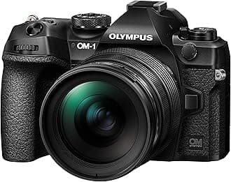 OM-1 Micro Four Thirds System Camera incl. M.Zuiko Digital ED 12-40mm f2.8 PRO II, 20 MP BSI Stacked Sensor, 5-Axis Image Stabilisation