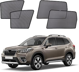 XCBYT Car Window Shades for 2019-2024 Forester Sun Shade for Car Baby Side Window with Breathable Mesh Blocking 99% UV Glare and Privacy Protection Safe Driving for Napping, Camping, Dressing (4 PCS)