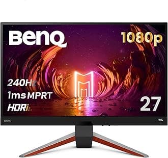 BenQ MOBIUZ EX270M Gaming Monitor 27" FHD 1080p 240Hz 1ms | IPS | HDRi | 99% sRGB | Freesync Premium | Eye-Care Tech | Adjustable Height, Swivel & Tilt | 2.1 Speakers | DisplayPort | HDMI | USB Hub