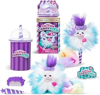 Cotton Candykins Surprise Collectible Plush, Furry Stuffed Animal, Surprise Toy for Girls, Boys, Kids and Toddlers