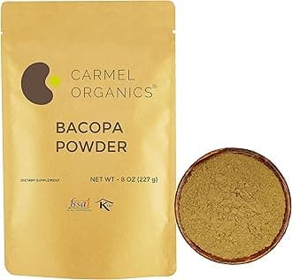 CARMEL ORGANICS Bacopa Powder (227 Grams)