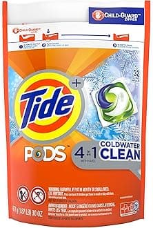 Tide PODS Coldwater Clean Laundry Detergent Pacs - 32 ct 30 Oz/877 g