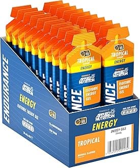 – Applied Nutrition Endurance Energy Gel High in Carbohydrates Quick Energy on The Go for Performance Sports (Pack of 20 x 60 Gram) (Tropical)