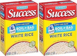 Success Boil-in-Bag Rice, White Rice, Quick and Easy Rice Meals, 32-Ounce Box (Pack of 2)