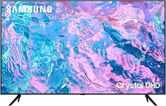 Samsung 70 Inch CU7100 UHD HDR Smart TV (2023) - 4K Crystal Processor, Adaptive Sound Audio, PurColour, Built In Gaming TV Hub, Smart TV Streaming & Video Call Apps And Image Contrast Enhancer [Energy Class G]