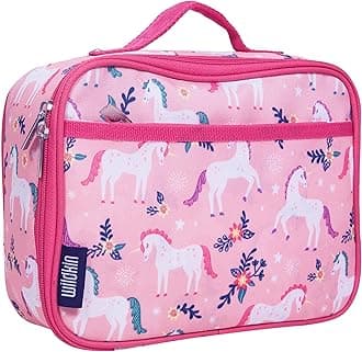 Wildkin Kids Insulated Lunch Box Bag for Boys & Girls, Reusable Kids Lunch Box is Perfect for Elementary, Ideal Size for Packing Hot or Cold Snacks for School & Travel Bento Bags (Magical Unicorns)