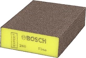Bosch 1x Expert S471 Standard Blocks (for Paint on Wood, Softwood, Ø 69 x 97 x 26 mm, Fine, Professional Accessory Hand Sanding)