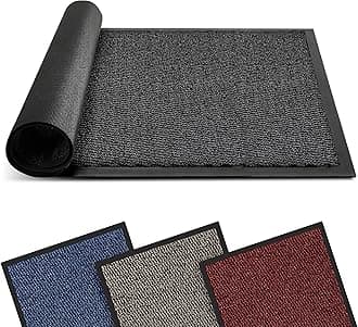 ComFymat Non-Slip Heavy Duty Dirt Trapper Doormat – Rubber Backed, Washable, Indoor & Outdoor Use | Perfect for Hallway, Kitchen, Entrance & Patio – Durable, Easy to Clean Floor Mat