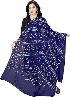 RANI SAAHIBA Women's Solid Cotton Dupatta