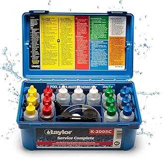 Taylor Complete Pool & Spa Test Kit - High Range K-2005C 2 oz Reagents