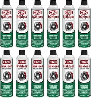 CRC (05084-12PK) Brakleen Non-Chlorinated Brake Parts Cleaner - 14 oz., (Pack of 12)