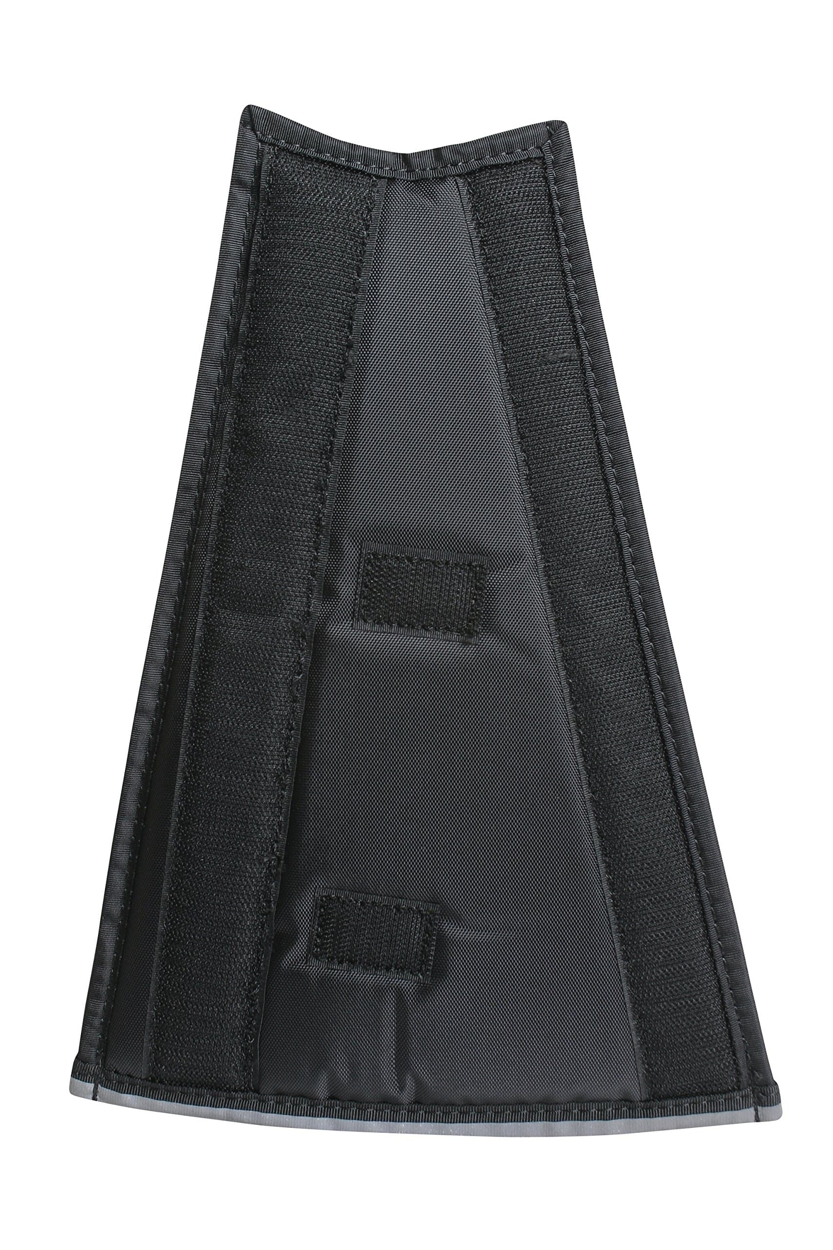 Comfy Cone Extender - Soft Nylon Black Pet Cone for Large Dogs - Alternative to Hard Plastic Collar Panels for Post-Surgery, Wound Care, Spay, Neuter Recovery