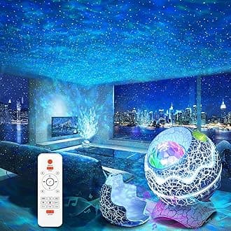 Rossetta Star Projector, Galaxy Projector for Bedroom Nebula Night Light Projector with White Noise, Bluetooth Speaker, Timer and Remote, Room Decor, Gifts for Kids, Adults, Birthday, Party, Easter