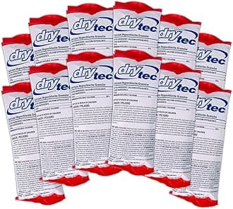 DryTec 1-1901-12 Calcium Hypochlorite Pool Shock, 1-Pound, 12-Pack