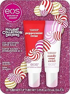 eos Holiday 24H Moisture Super Balm- Speculoos Cookie Butter, Limited-Edition Lip Treatment, Stocking Stuffers, Holiday Lip Mask, 0.35 fl oz