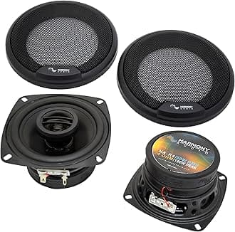 Harmony Audio HA-R4 Car Stereo Rhythm Series 4" Replacement 150W Speakers & Grills