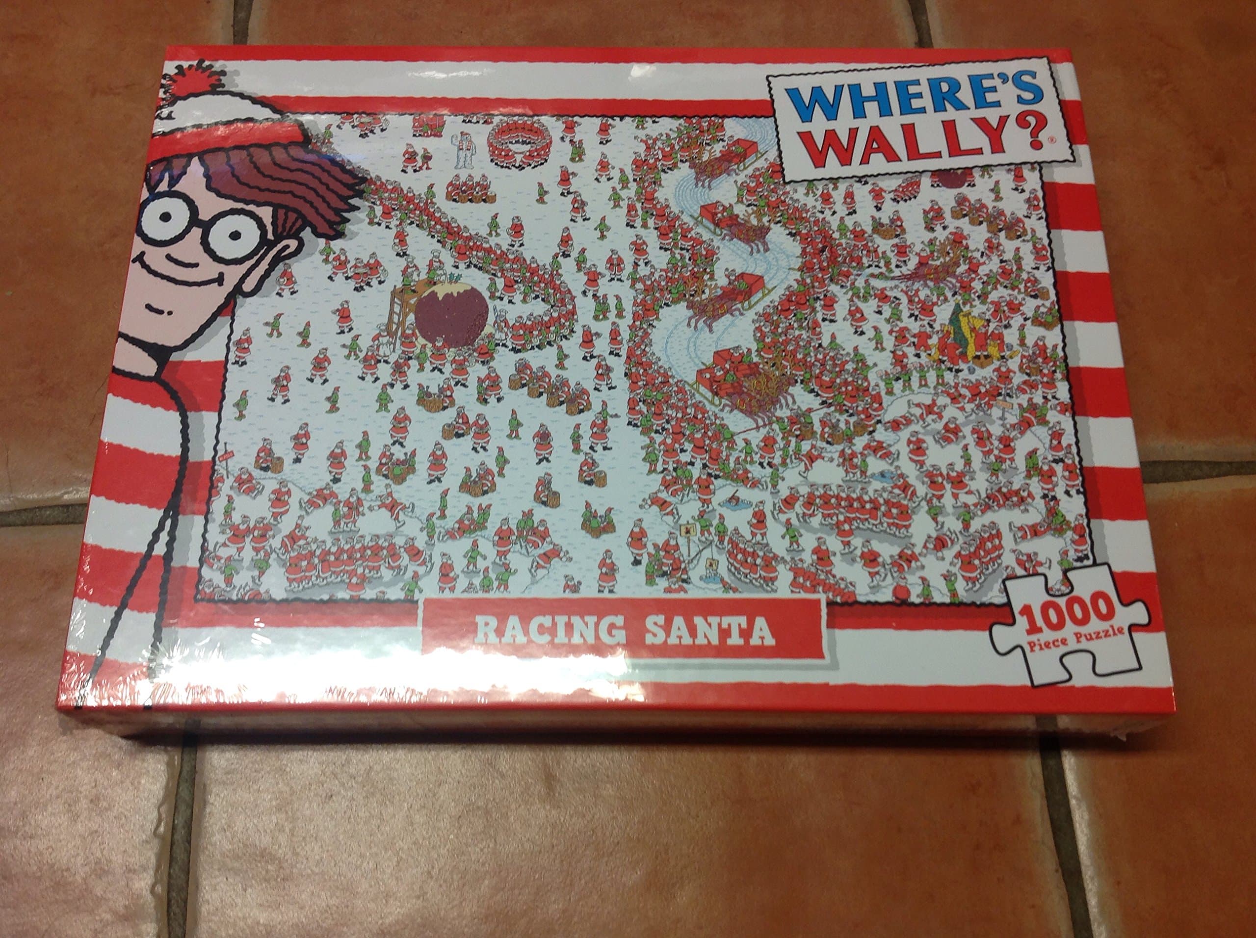 Where's Wally? Racing Santa 1000 Piece Jigsaw Puzzle
