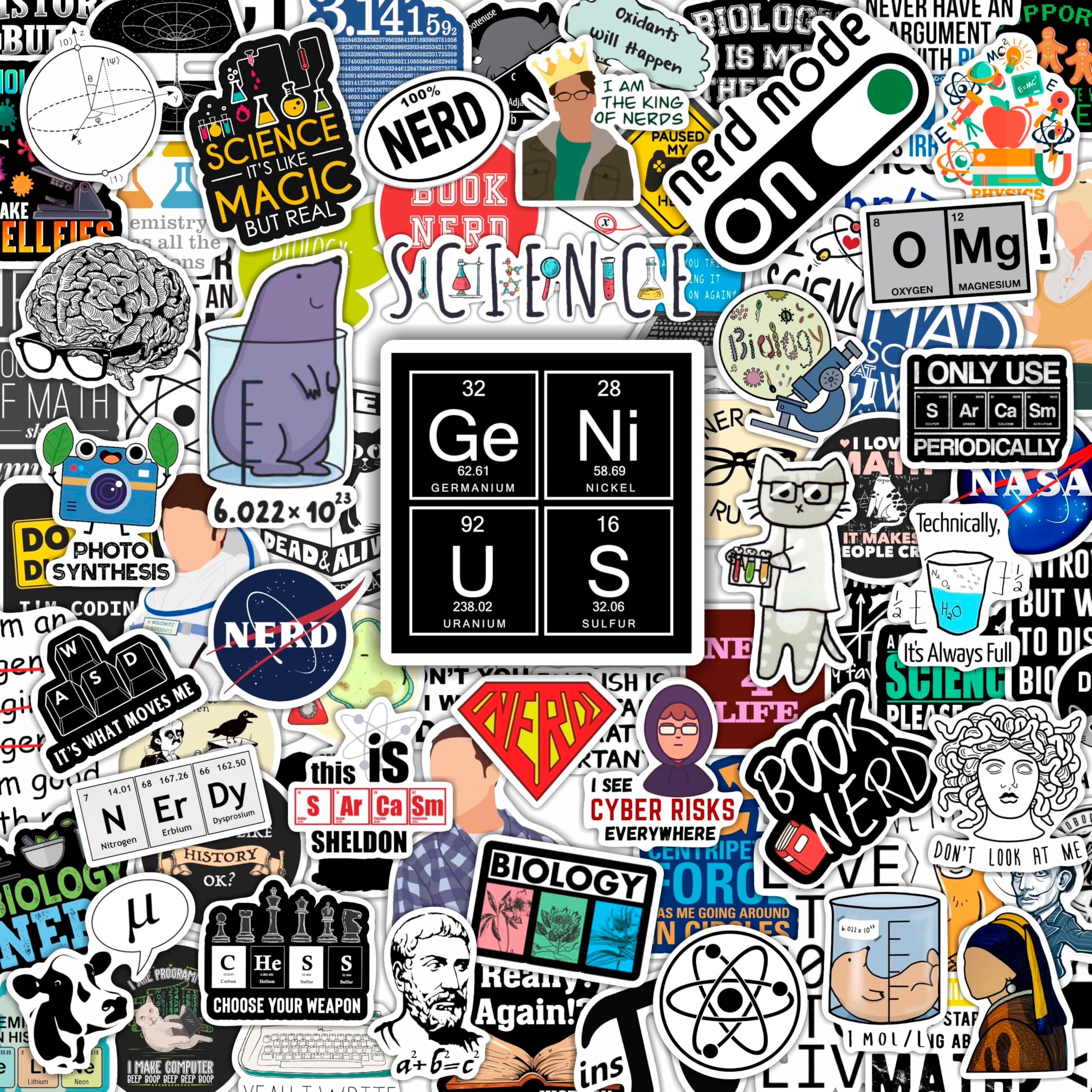 Nerd stickers